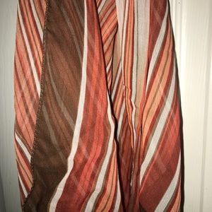 Warn browns/oranges scarf